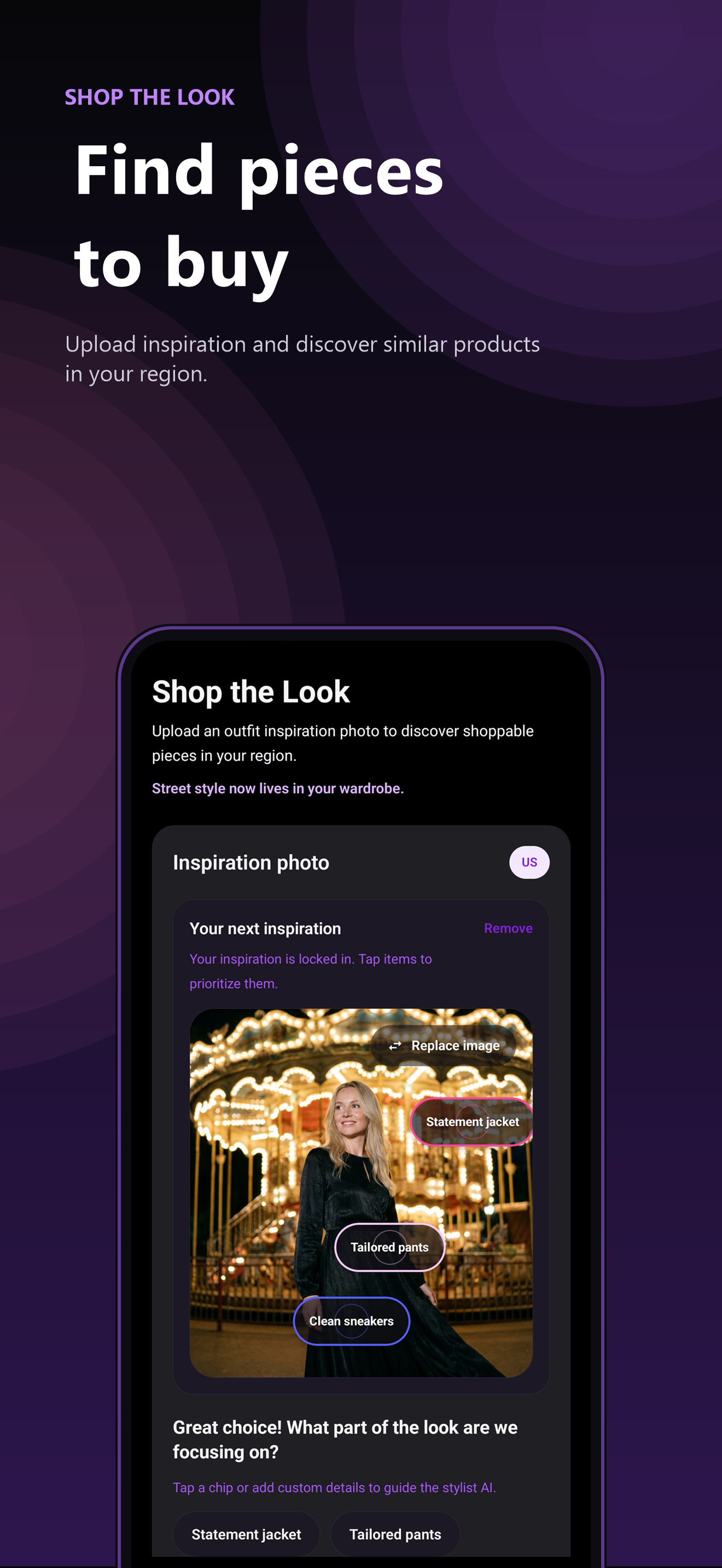 Shop the look screenshot